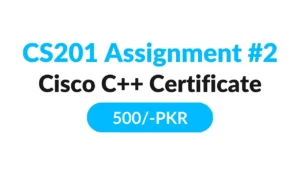 cs201 assignment 2 cisco course certificate solution